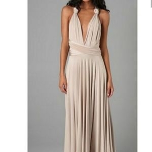 TwoBirds | Oyster Convertible Maxi Gown Dress